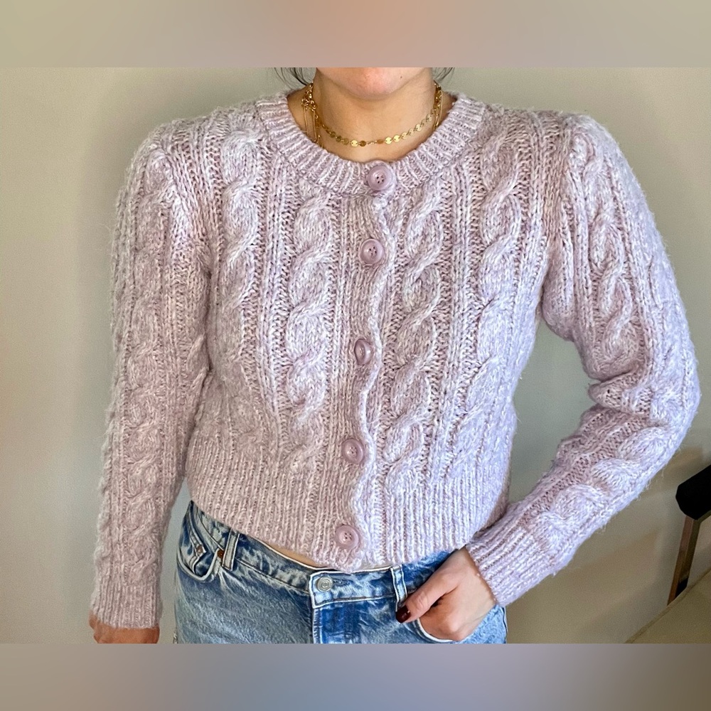 Top shop Cropped Cardigan - Chunky Knit